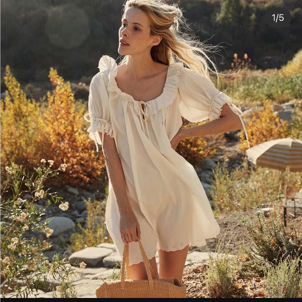 DÔEN Evalene Dress Size XL Salt